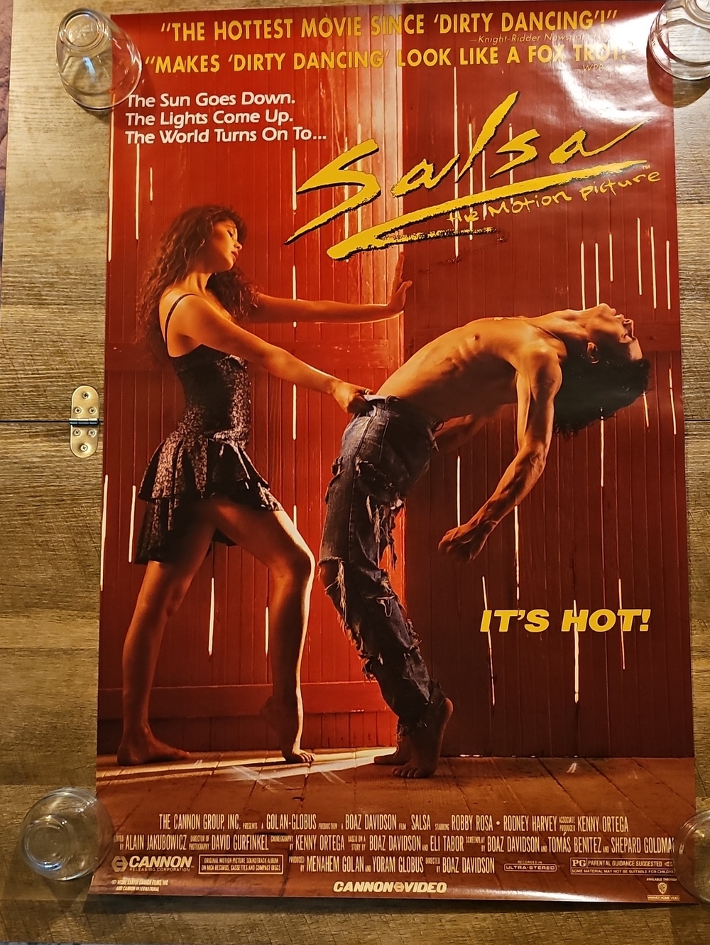 🎥 VINTAGE 1988 "SALSA" ORIGINAL MOVIE POSTER – CANNON FILMS 🎥